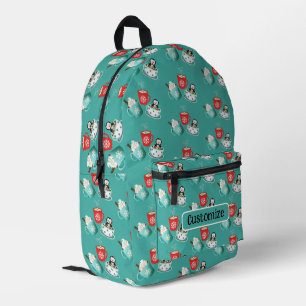 Sac à dos imprimé chocolat chaud amusant