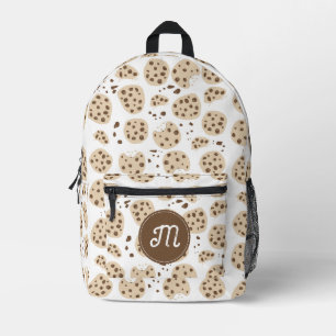 Sac À Dos Imprimé Chocolat Chip Cookies Motif Monogram School