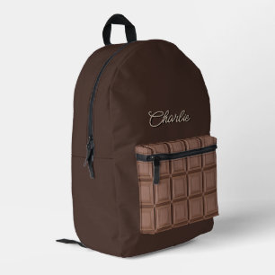 Sac À Dos Imprimé Chocolat Sucres Choco Cacao