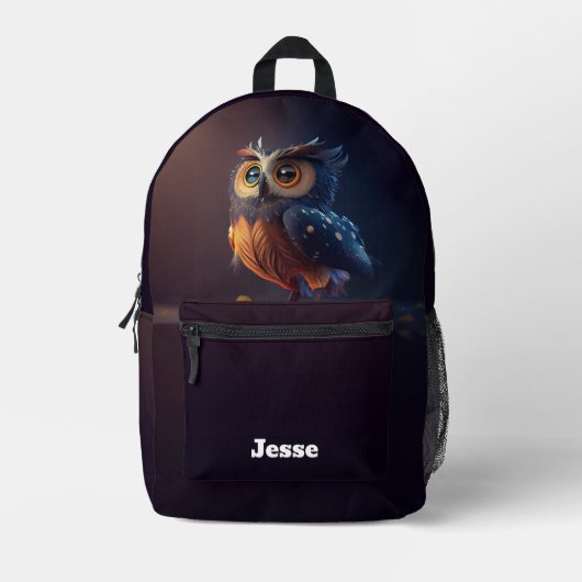 Sac À Dos Imprimé Chouette adorable (Recto)