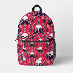 Sac À Dos Imprimé Chouette d'art populaire