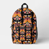 Sac À Dos Imprimé Chouette d'art populaire (Recto)