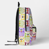 Sac À Dos Imprimé Chouettes mignonnes, Chouette Motif, Chouettes pou (Gauche)