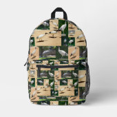 Sac À Dos Imprimé Chroniques Du Poulet De Bin : Collage Photo De L'I (Recto)