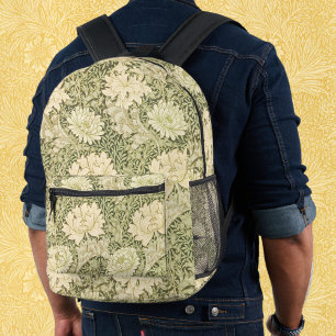 Sac À Dos Imprimé Chrysanthème par William Morris, Art Vintage