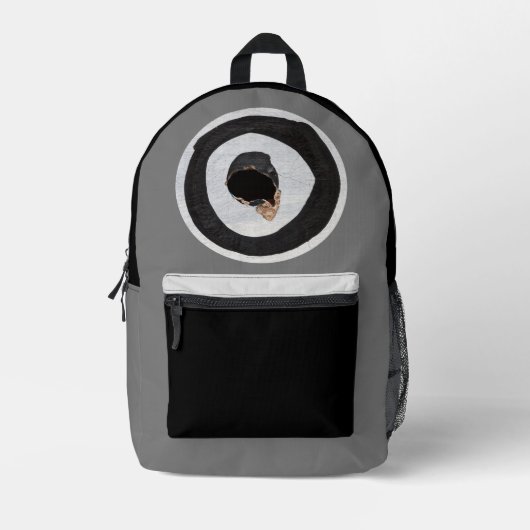 Sac À Dos Imprimé cible déchirures (Recto)