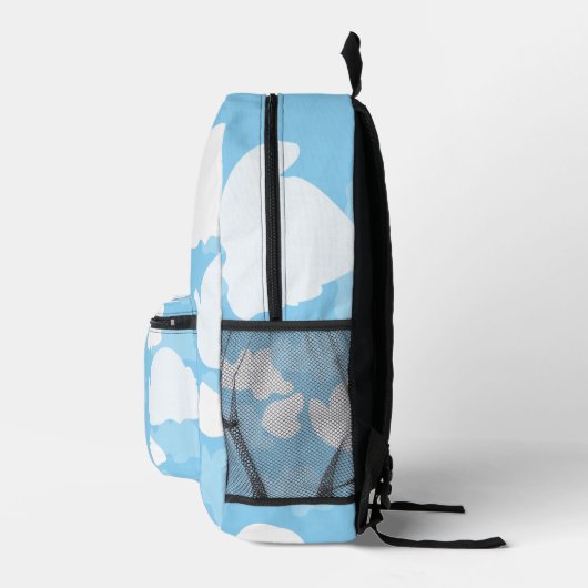 Sac À Dos Imprimé Ciel bleu nuages (Droite)