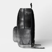 Sac À Dos Imprimé Ciel nocturne gris monochrome (Droite)