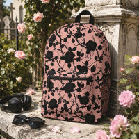 Cimetière gothique Roses Floral Rose & Noir