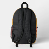 Sac À Dos Imprimé Citation Inspirante Multicolore (Verso)