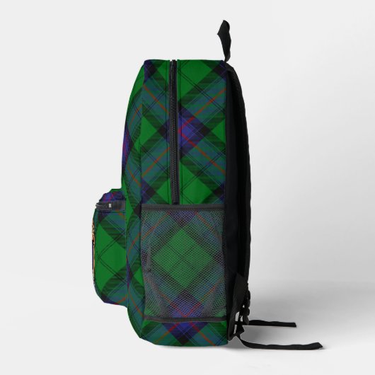 Sac À Dos Imprimé Clan Armstrong Crest sur Tartan (Droite)