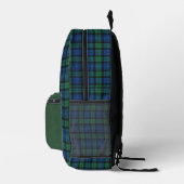 Sac À Dos Imprimé Clan Campbell Plaid Monogrammé (Droite)