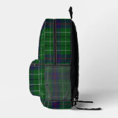 Sac À Dos Imprimé Clan Duncan Plaid Monogrammé (Droite)