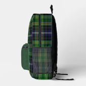 Sac À Dos Imprimé Clan McKellar Plaid Monogrammé (Droite)