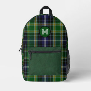 Sac À Dos Imprimé Clan McKellar Plaid Monogrammé