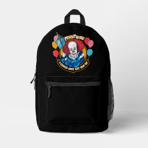 Sac À Dos Imprimé Classic Pennywise - Je Pourrais Juste Vous Manger