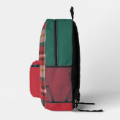 Sac À Dos Imprimé Classic Plaid Rustic Personnalisé (Droite)