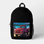 Sac À Dos Imprimé Classique camionnette américaine (Recto)