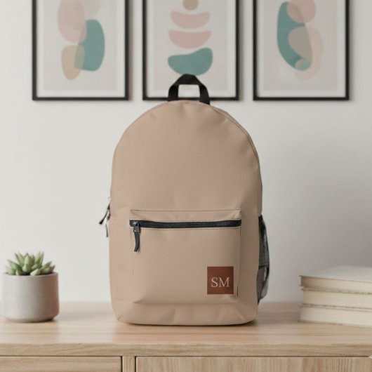 Sac À Dos Imprimé Classy Minimalist Sand Custom Backpack - Simple 