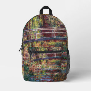Sac À Dos Imprimé Claude Monet - Bassin aux nymphéas, harmonie rose