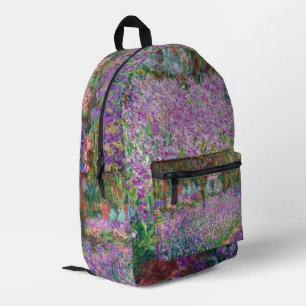 Sac À Dos Imprimé Claude Monet - Le jardin de l'artiste à Giverny