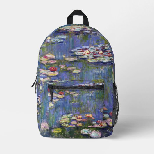 Sac À Dos Imprimé Claude Monet - Nymphéas / Nymphéas (Recto)