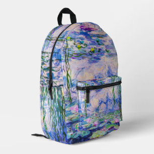 Sac À Dos Imprimé Claude Monet - Nymphéas / Water Lilies 1919