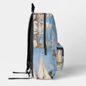 Sac À Dos Imprimé Claude Monet - Regattas à Argenteuil (Gauche)