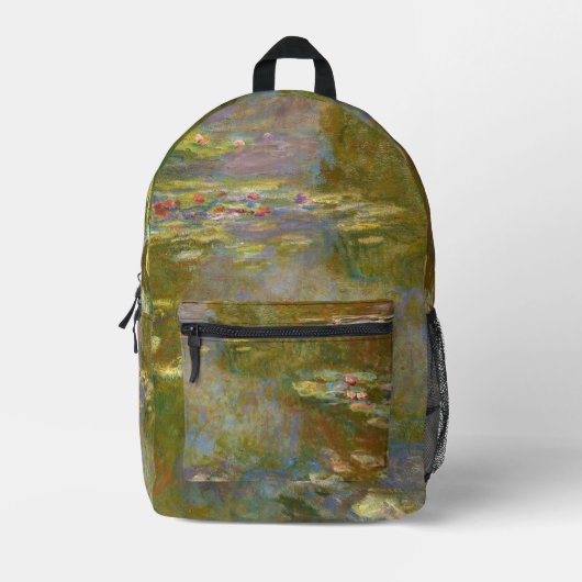 Sac À Dos Imprimé Claude Monet - Water Lily Pond 1917 (Recto)