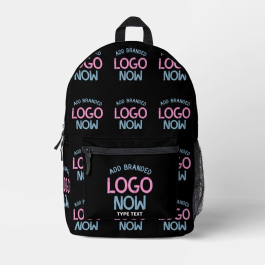 SAC À DOS IMPRIMÉ CLIENT SIMPLE CONTEMPORAIN PROPRE NOIR MODE (Recto)