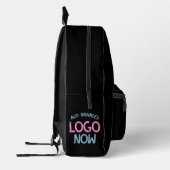SAC À DOS IMPRIMÉ CLIENT SIMPLE CONTEMPORAIN PROPRE NOIR MODE (Gauche)