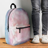 Sac À Dos Imprimé Cloud rose pastel élégant Ciel féminin