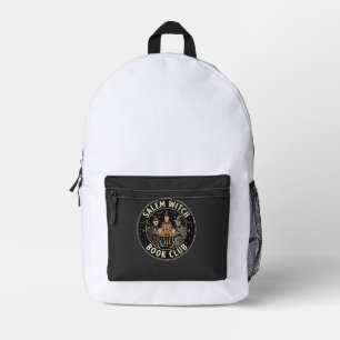 Sac À Dos Imprimé Club de lecture de Salem Witch sur le squelette d'