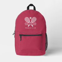 Club de tennis Nom Sports Équipe Swag Custom