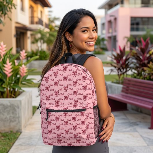 Sac À Dos Imprimé Club des Filles