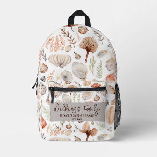 Sac À Dos Imprimé Coastal Beach House Coques Balnéaires
