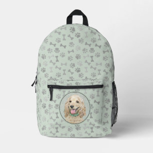 Sac À Dos Imprimé Cocker Spaniel Buff Peinture - Art Chien original