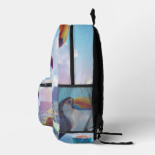 SAC À DOS IMPRIMÉ COCOA LOVE - TOUCAN (Droite)