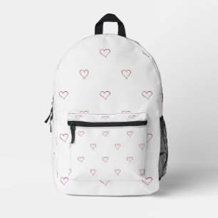 Sac À Dos Imprimé Coeurs
