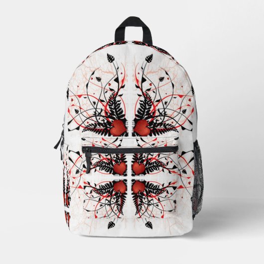 Sac À Dos Imprimé Coeurs de styles classiques (Recto)