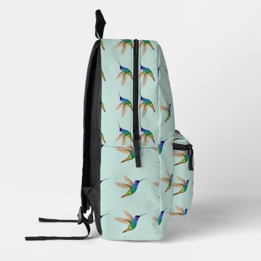 Sac À Dos Imprimé Colibri (Gauche)