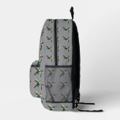 Sac À Dos Imprimé Colibri vert (Droite)