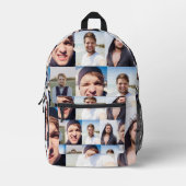 Sac À Dos Imprimé Collage photo Mettez votre visage sur un (Recto)