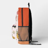 Sac À Dos Imprimé collection de fleurs (Droite)