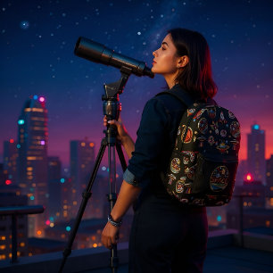 Sac À Dos Imprimé Collection de patchs - Espace extra-atmosphérique