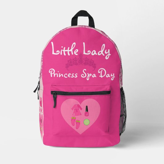 Sac À Dos Imprimé Collection d'expressions pour enfants - Fille (Recto)