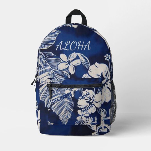Sac À Dos Imprimé Collection Hawaii Aloha - Aloha (Recto)