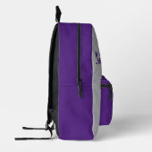 Sac À Dos Imprimé Collection Ligne Sport - (Gauche)