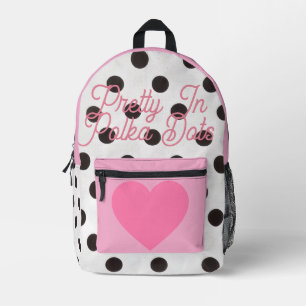 Sac À Dos Imprimé Collection Pretty In Polka Dots : Dames&Filles