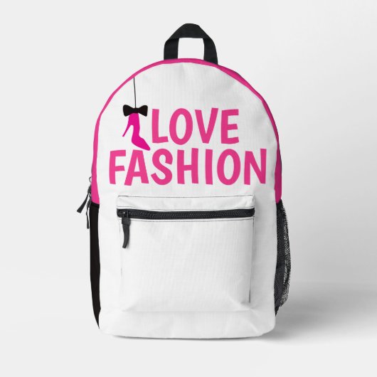 Sac À Dos Imprimé Collection Shopping Queen - (Recto)